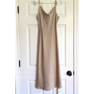 Shein Cowl Neck Satin Slip Dress